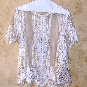 Forever 21 lace t-shirt